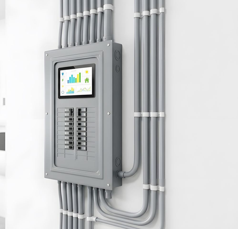 Smart electrical panel with an energy dashboard